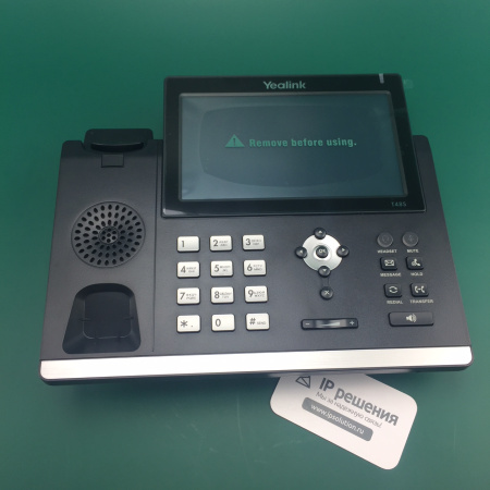 Yealink SIP-T48S SIP-телефон, цветной сенсорный экран, 16 линий, BLF,  PoE, GigE (без  блока питания в комплекте)