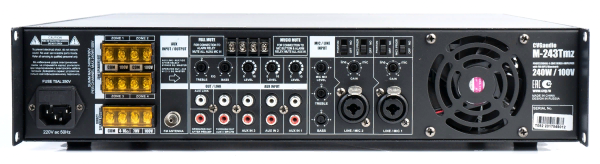 CVGaudio M-243Tmz, микшер-усилитель с встроенным модулем источника сигнала CVGaudio M-243Tmz, микшер-усилитель с встроенным модулем источника сигнала