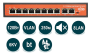 Wi-Tek WI-PS210 (v2) коммутатор, 8-портов PoE
