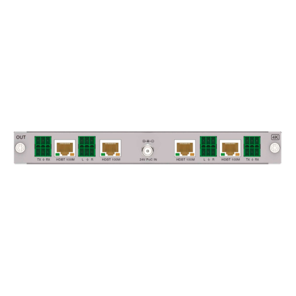 Prestel OC-4K4HBT100, плата выходов HDBaseT 100M 4K