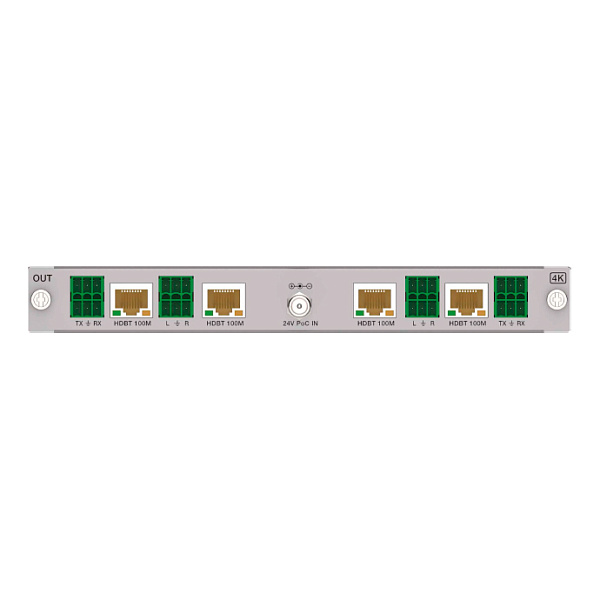 Prestel OC-4K4HBT100, плата выходов HDBaseT 100M 4K