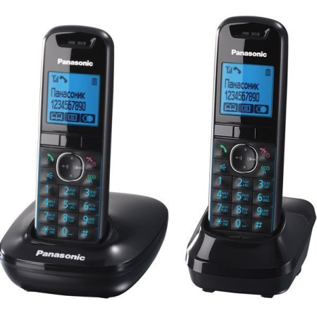 Panasonic KX-TG5512RUB, беспроводной DECT телефон (черный)