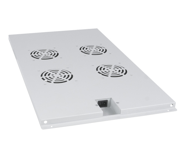 Cabeus, TRAY-100, модуль вентиляторный с 4-я вентиляторами для установки в напольные шкафы серии SH-05C, ND-05C глубиной 1000мм Cabeus, TRAY-100, модуль вентиляторный с 4-я вентиляторами для установки в напольные шкафы серии SH-05C, ND-05C глубиной 1000мм