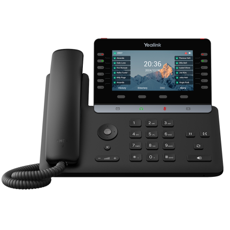 Yealink SIP-T85W, ip-телефон (5,5" экран, WiFi, Bluetooth, USB, PoE, GigE, без видео, без БП)