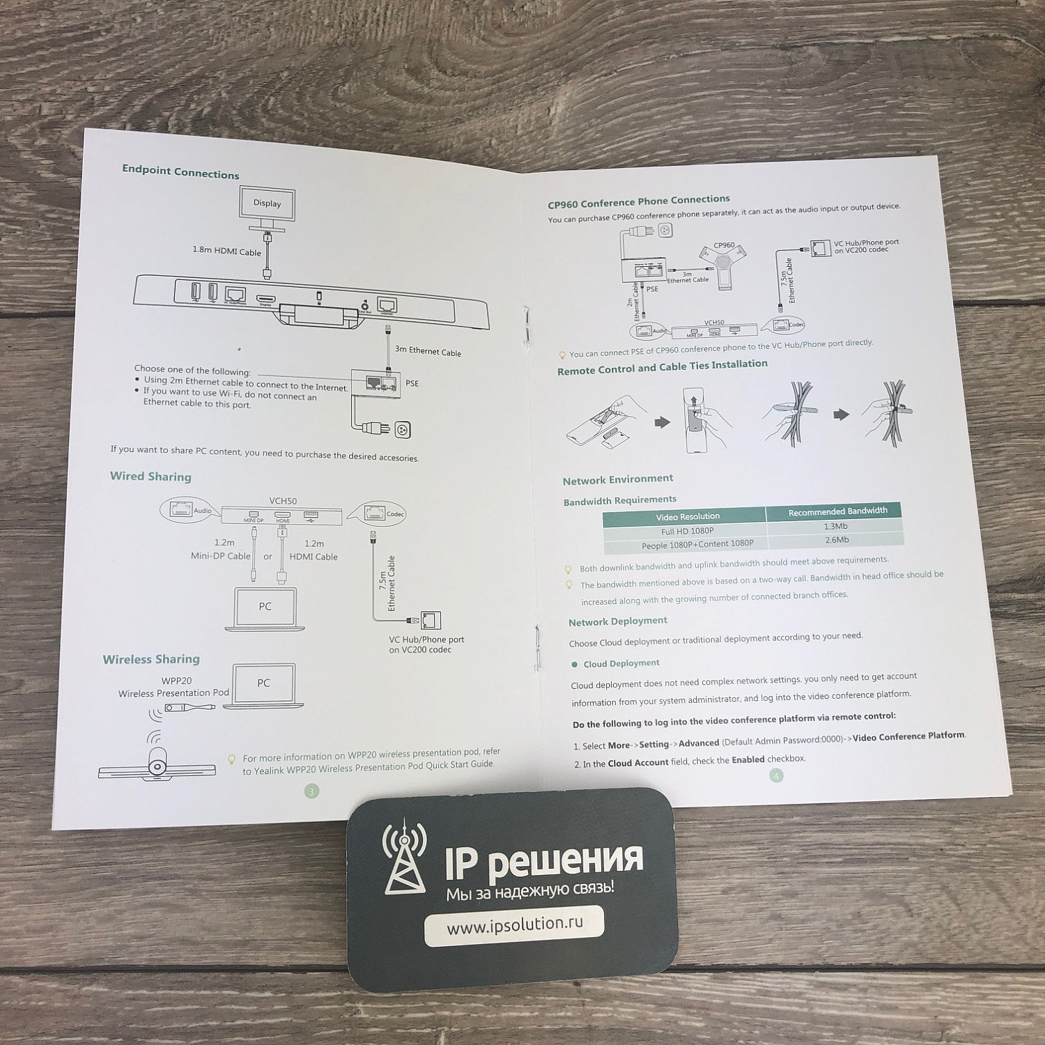 Yealink VC200 WP, терминал видеоконференцсвязи