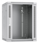 Cabeus, SH-05F-15U60/35, шкаф телекоммуникационный настенный 19" 15U 600x350x769mm (ШхГхВ) дверь стекло