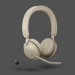 Гарнитура Jabra Evolve2 65, Link380c UC Stereo Beige (26599-989-898)