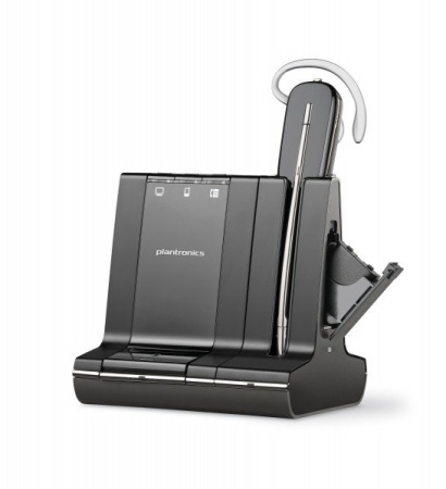 Plantronics Savi W745/A-M - беспроводная (DECT) система для компьютера, мобильного и стационарного телефонов, MS Lync (доп. аккумулятор)