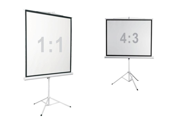 Экран на штативе - серия Kontur-D. Формат 1:1, 112", 206x209, MW.Переносные проекционные экраны на треноге очень удобны в офисе. При этом благодаря своей мобильности они гармонично дополнят выставочный стенд, а так же отлично справятся с выездной презента Экран на штативе - серия Kontur-D. Формат 1:1, 112", 206x209, MW.Переносные проекционные экраны на треноге очень удобны в офисе. При этом благодаря своей мобильности они гармонично дополнят выставочный стенд, а так же отлично справятся с выездной презента