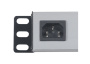 Cabeus, PDU-8P, блок евророзеток для 19" шкафов, горизонтальный, 8 розеток, 10 A, выключатель, гнездо под шнур, алюминиевый корпус Cabeus, PDU-8P, блок евророзеток для 19" шкафов, горизонтальный, 8 розеток, 10 A, выключатель, гнездо под шнур, алюминиевый корпус