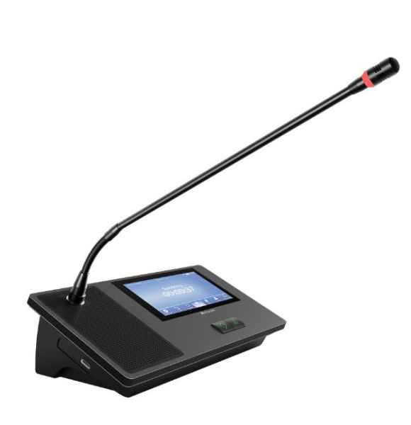 Prestel DWC-GN4355C, беспроводной настольный пульт председателя 5"