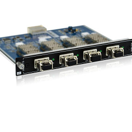 Плата входная для модульного матричного коммутатора Digis MMA-I4-UF, 4K, x4 Fiber (оптика), до 1000 м