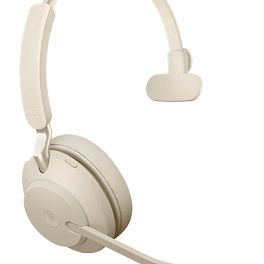 Гарнитура Jabra Evolve2 65, Link380c UC Mono Beige (26599-889-898)