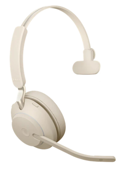 Гарнитура Jabra Evolve2 65, Link380a MS Mono Stand Beige (26599-899-988) Гарнитура Jabra Evolve2 65, Link380a MS Mono Stand Beige (26599-899-988)