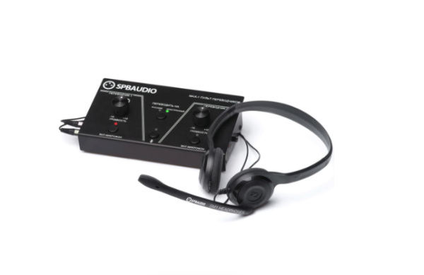 SPBAUDIO SM-1, профессиональная гарнитура переводчиков