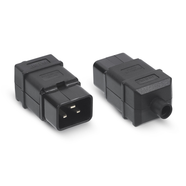 Cabeus, IEC-320-C20, вилка С20 разборная, 16А, 250 V, черная Cabeus, IEC-320-C20, вилка С20 разборная, 16А, 250 V, черная