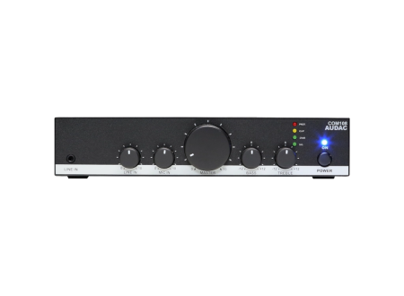 AUDAC COM108, современный микшер-усилитель AUDAC COM108, современный микшер-усилитель
