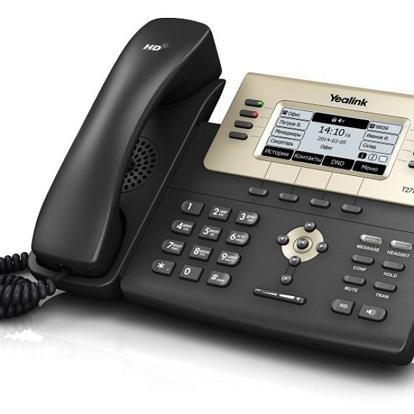 Yealink SIP-T27P , ip телефон, 6 линий