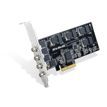Карта захвата AVerMedia 4-CH SDI Full HD HW H.264 PCIe Frame Grabber CL334-SN Карта захвата AVerMedia 4-CH SDI Full HD HW H.264 PCIe Frame Grabber CL334-SN