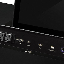 Выдвижной монитор 15,6" Full HD серии DynamicX2 с выдвижной панелью интерфейсов (изготавливается на заказ)