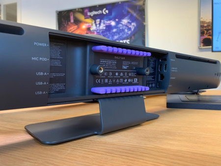 Logitech Rally Bar OFF-WHITE , видеобар (комплект с 2-мя микрофонами)