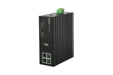 WI-TEK SP3006FM-L2 v2, промышленный управляемый коммутатор