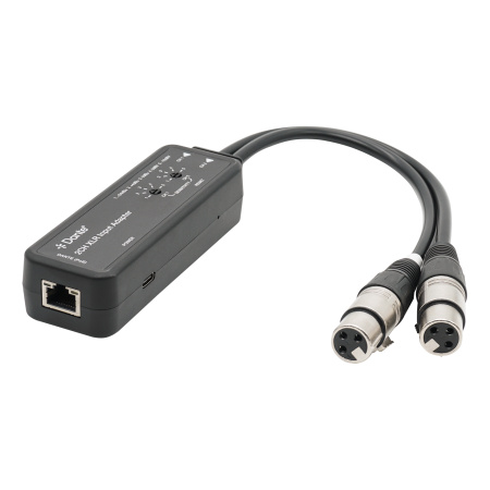 Prestel ADPX-2IXLR, конвертер аналогового аудио в Dante 2-канальный