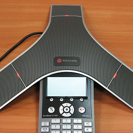 Polycom SoundStation IP 7000 VOIP, телефонный аппарат для конференц-связи