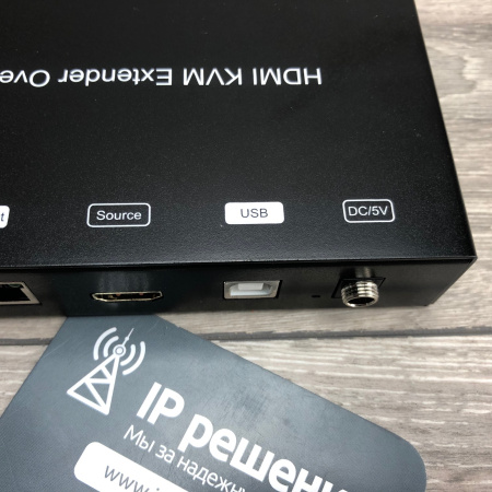 4K HDMI+USB KVM удлинитель по витой паре/оптике (передатчик)