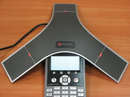 Polycom SoundStation IP 7000 VOIP, телефонный аппарат для конференц-связи