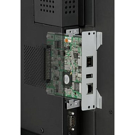 40" Информационная панель, LCD TFT, 300 Кд/м2, 1920х1080, 5.000:1, HDMI, DisplayPort, VGA, LAN, USB, RS-232 вх/вых, динамики 7+7 Вт, тонкая рамка 11 мм, 15 кг, ОС Android ОС и контроллер; режим 16/7