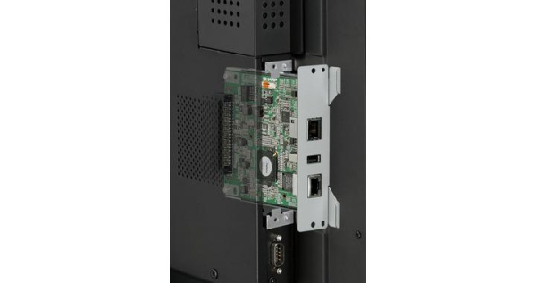40" Информационная панель, LCD TFT, 300 Кд/м2, 1920х1080, 5.000:1, HDMI, DisplayPort, VGA, LAN, USB, RS-232 вх/вых, динамики 7+7 Вт, тонкая рамка 11 мм, 15 кг, ОС Android ОС и контроллер; режим 16/7