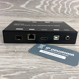 4K HDMI+USB KVM удлинитель по витой паре/оптике (передатчик)