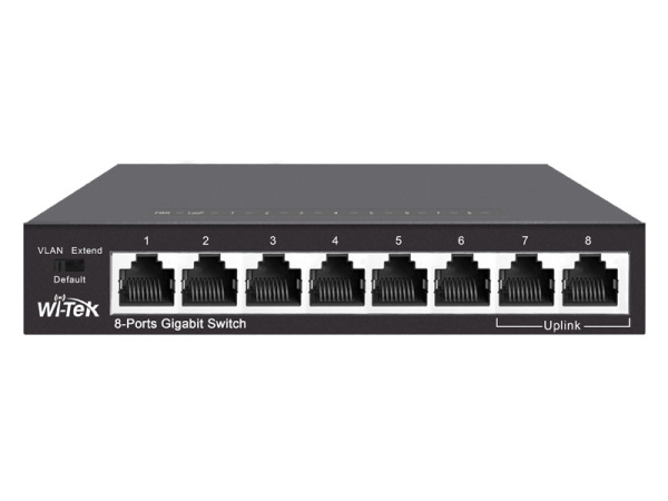 WI-TEK WI-SG108 (v2), неуправляемый гигабитный коммутатор