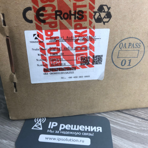TendZone TIMON 16E - Цифровая аудиоплатформа TIMON 8 вх / 8 вых