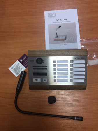 2N NetMic , диспетчерская  консоль с микрофоном для системы 2N Net Speaker