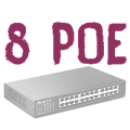 8 портов РОЕ