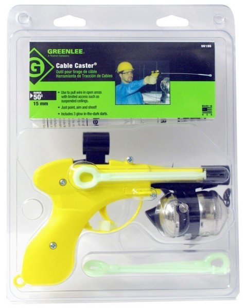 Greenlee CableCaster - телекоммуникационный пистолет для монтажа кабеля Greenlee CableCaster - телекоммуникационный пистолет для монтажа кабеля