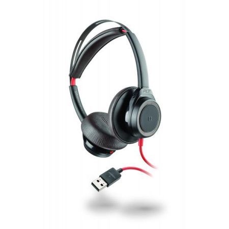 Plantronics BlackWire 7225, проводная гарнитура с активным шумоподавлением (USB A), чёрная