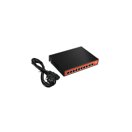 Wi-Tek WI-PS210G (v2) коммутатор, 8-портов PoE