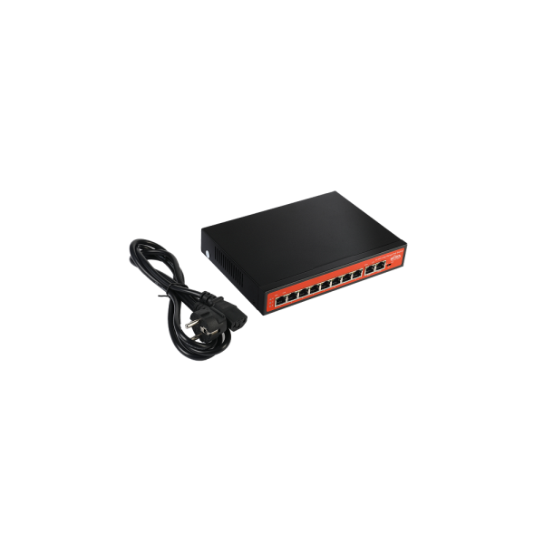 Wi-Tek WI-PS210G (v2) коммутатор, 8-портов PoE Wi-Tek WI-PS210G (v2) коммутатор, 8-портов PoE