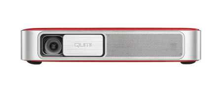 Мультимедийный ультрапортативный LED-проектор Vivitek Qumi Q38-RD (DLP, Full HD, 600 ANSI Lm, 10000:1, 1.2:1, HDMI, Audio-Out (Mini-Jack), USB A (x2), SD (microSD card slot), 30000 часов, 0,746 кг., цвет красный)Высококачественный мультимедийный проектор