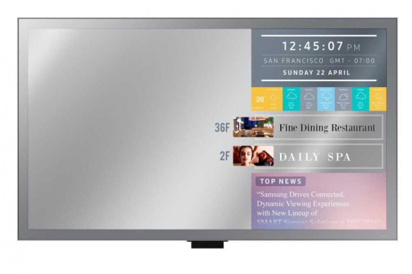 Samsung ML32E 32". Зеркальный дисплей, SoC 3.0, Коэффициент отражения- 55% Samsung ML32E 32". Зеркальный дисплей, SoC 3.0, Коэффициент отражения- 55%