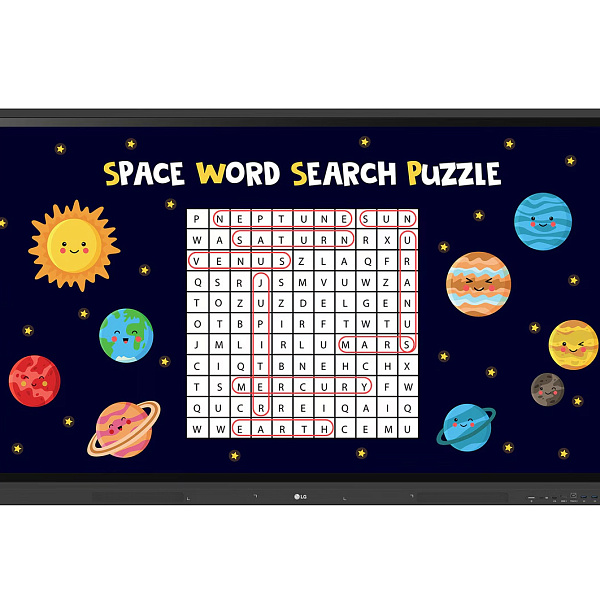 LG 75TR3DK-B, интерактивный дисплей 75" черный