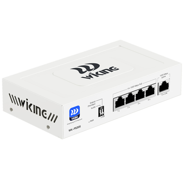 WI-TEK WK-PS305 v2, неуправляемый коммутатор c PoE
