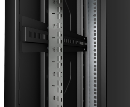 Cabeus, SH-05C-42U80/100-BK, шкаф монтажный телекоммуникационный 19" 42U 800x1000x2055mm (ШхГхВ), цвет черный (RAL 9004)  Cabeus, SH-05C-42U80/100-BK, шкаф монтажный телекоммуникационный 19" 42U 800x1000x2055mm (ШхГхВ), цвет черный (RAL 9004)