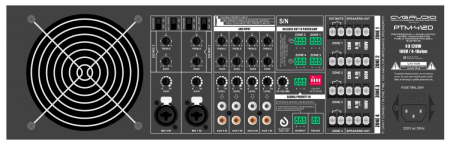 CVGaudio PTM-4120Dm, профессиональный матричный микшер-усилитель