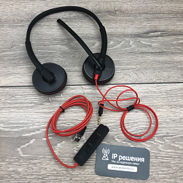 Plantronics BlackWire C3225-A - проводная гарнитура (стерео, jack 3.5/USB-A)