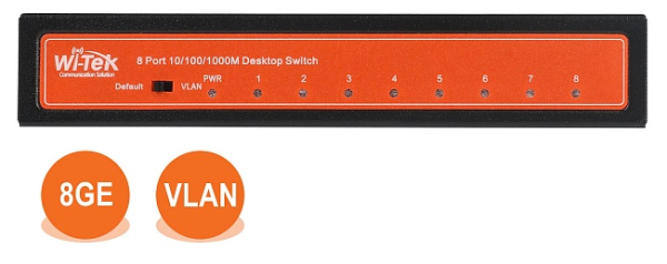 Wi-Tek WI-SG108 неуправляемый гигабитный коммутатор