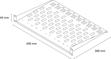 Neets Rack Shelf - Полка для стойки 19"